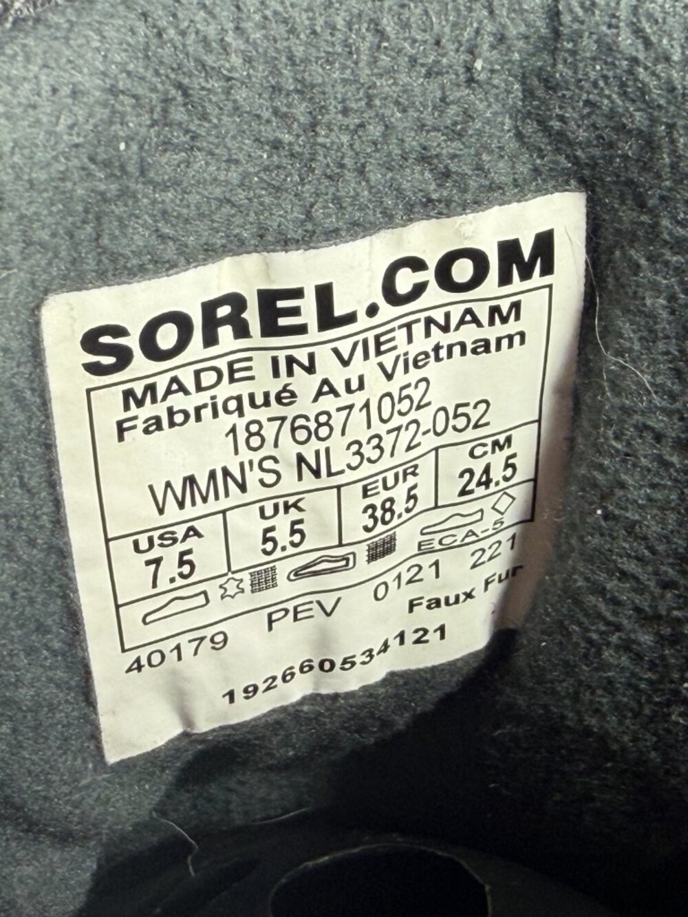 WOMEN'S SOREL SIZE 7.5 WATERPROOF BOOTIES - Picture 6 of 16